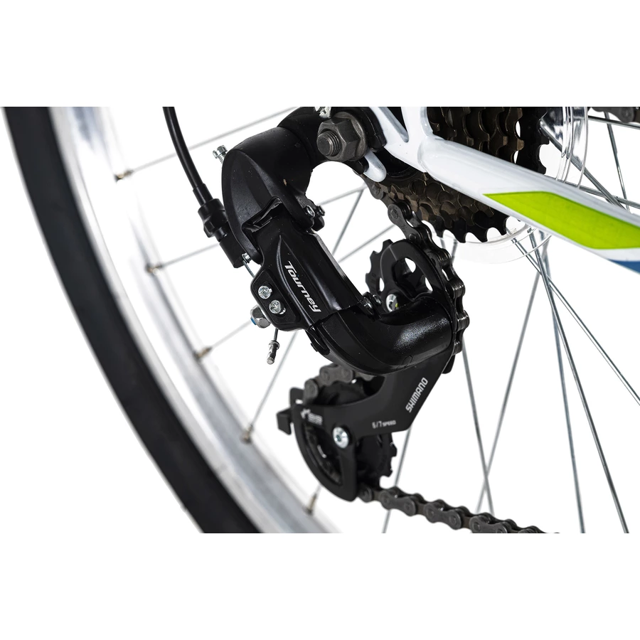 KS Cycling Mountainbike ATB Fully 26 Zoll Zodiac Weiß-Grün