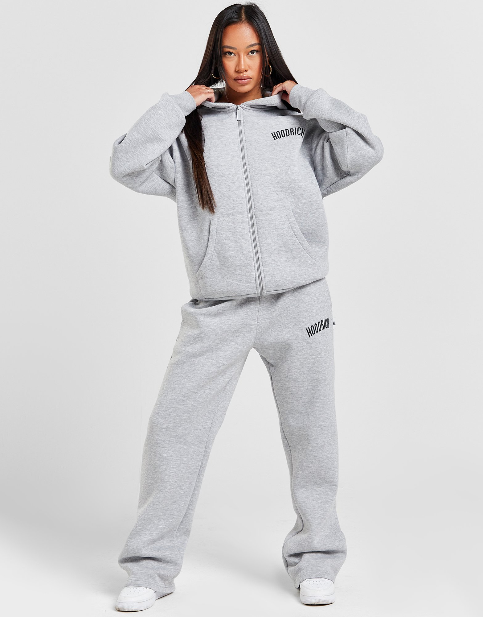 Hoodrich Sweat à Capuche Zippé Staple Femme