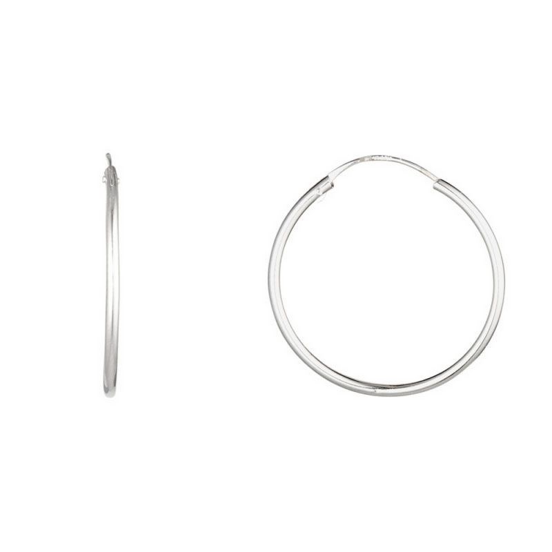 Boucles d'oreilles Or Blanc