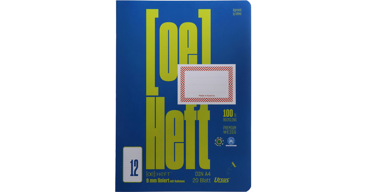 Heft Liniert A4 Nr. 12 20 Blatt