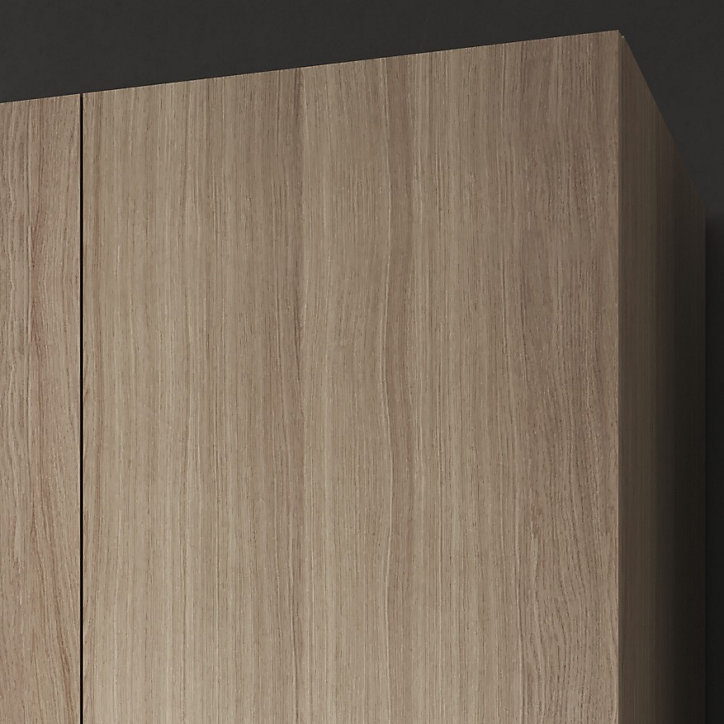 Porte battante effet chêne GoodHome Atomia H. 187,2 x L. 37,2 cm