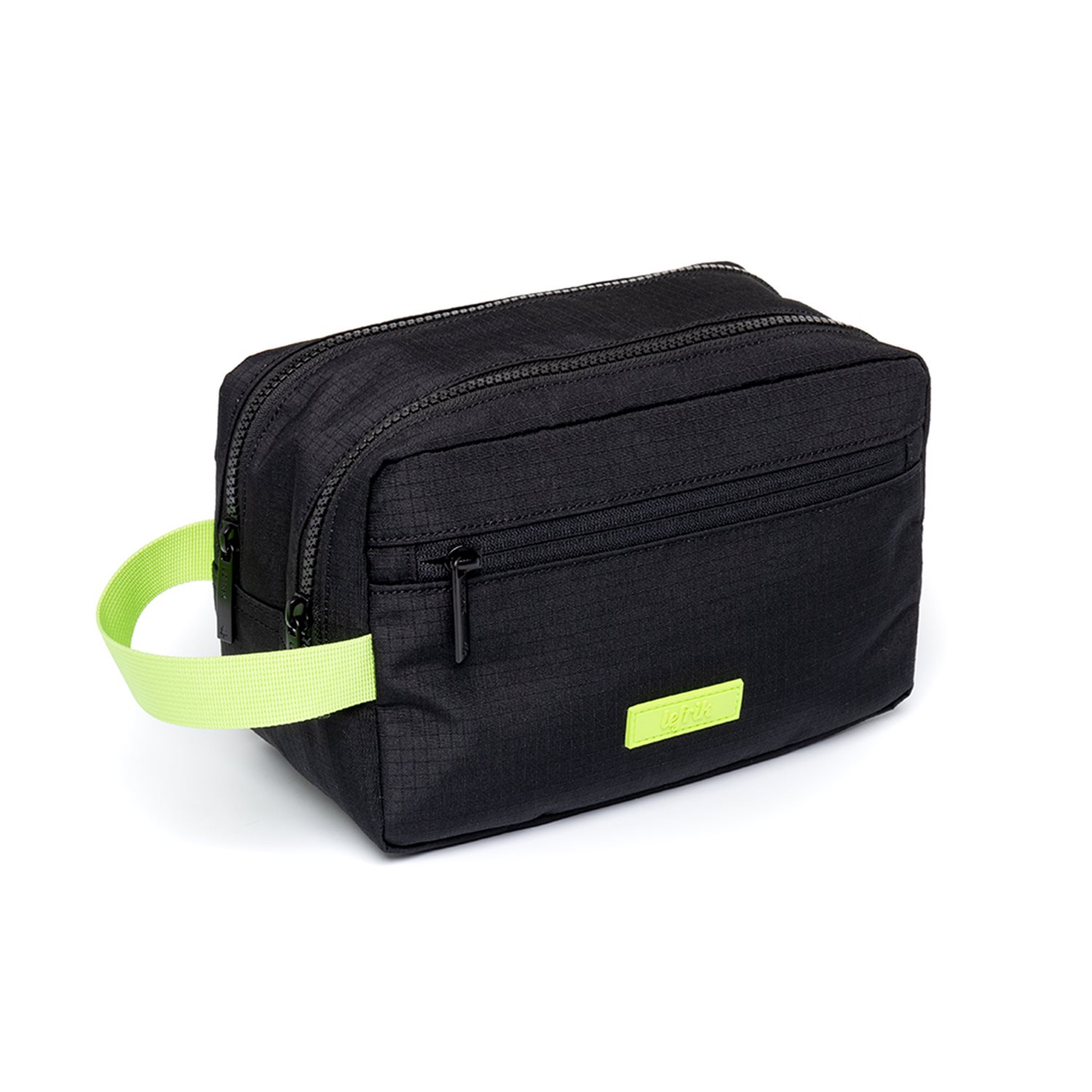 Lefrik Kei Double Washbag Vandra black lime ripstop
