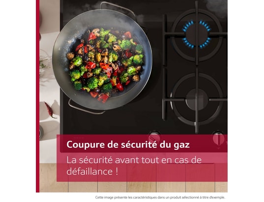 NEFF - Plaque gaz T26PIP4S0, N 70, FlameSelect, Verre trempé