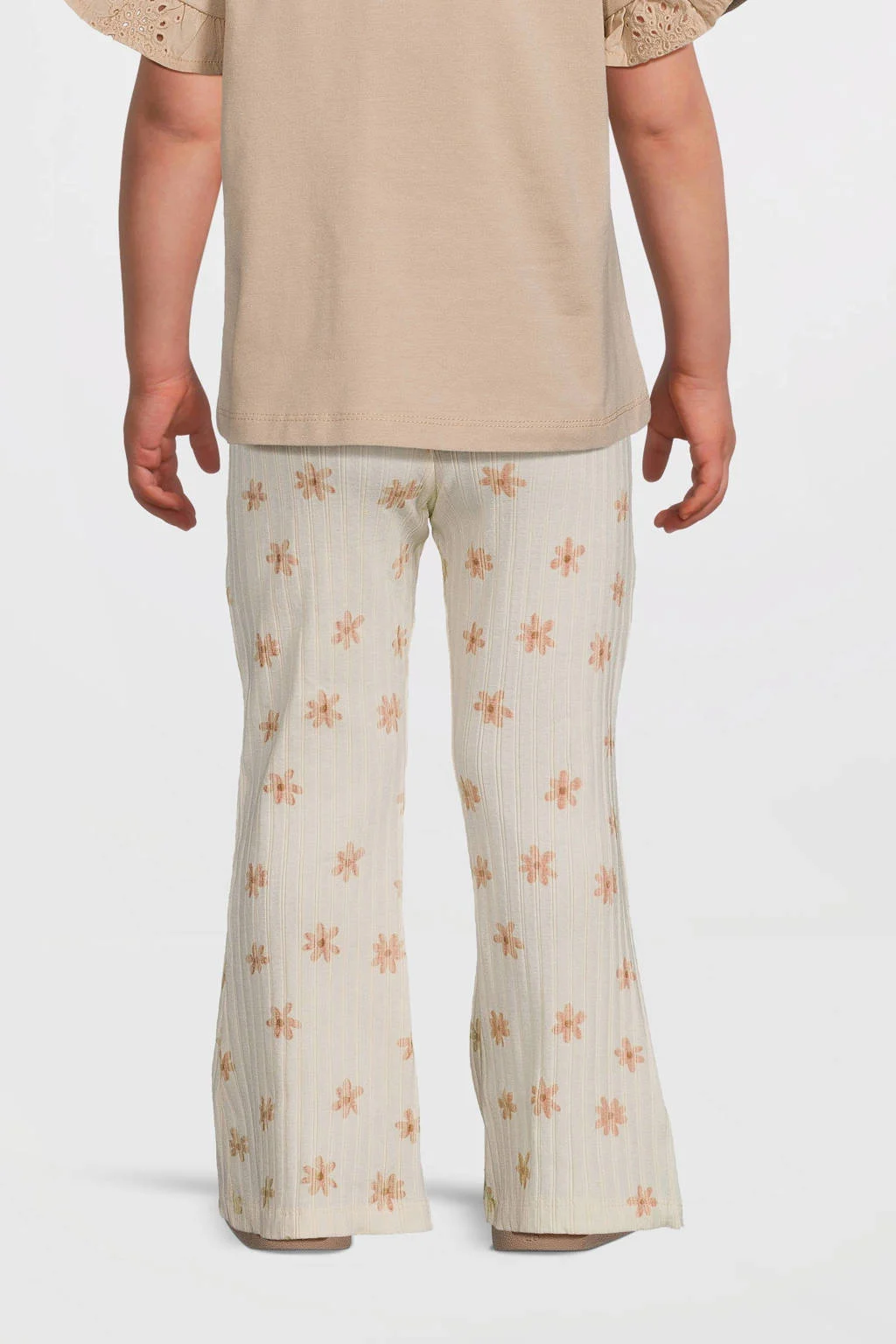 Dirkje flared broek ecru