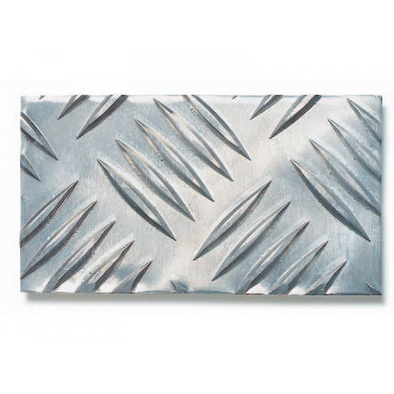 Aluminium Raupenblech, Quintett W5 (Zuschnitt möglich)