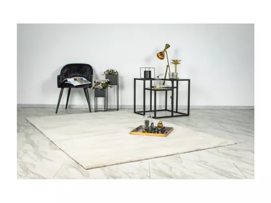 Tapis 230x160 cm – Design C007Y coloris ivoire – Élégance et confort pour votre intérieur
