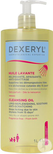 Dexeryl Huile Lavante Flacon Pompe 1000ml