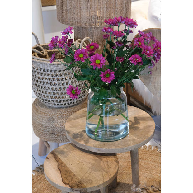Vaas H30 D23 Handgemaakt Recycled Glas Marc