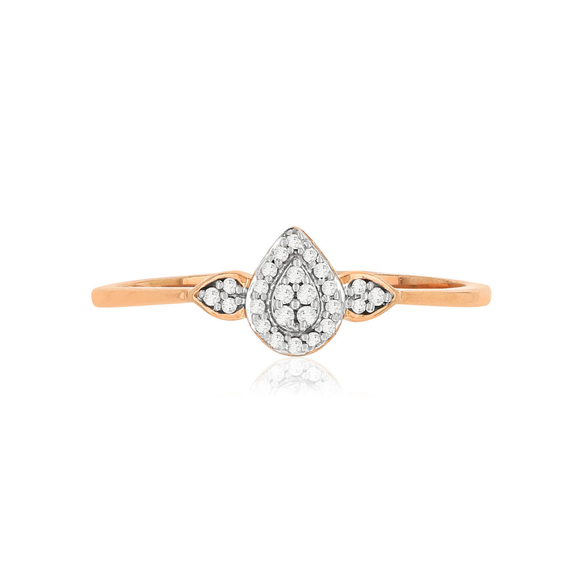 Bague MATY Or rose 375 Diamants