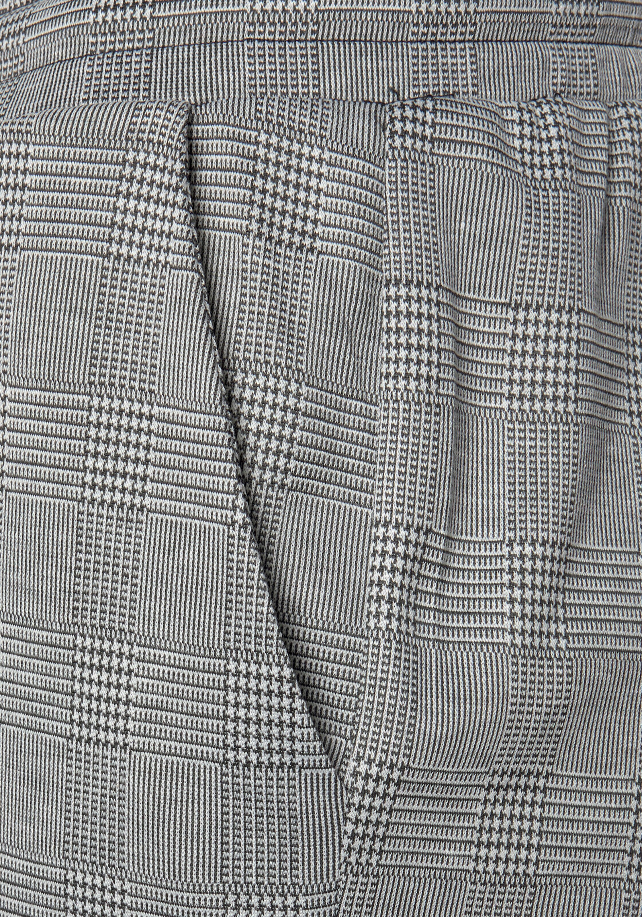 Vivance Jogger Pants in grau-schwarz-kariert