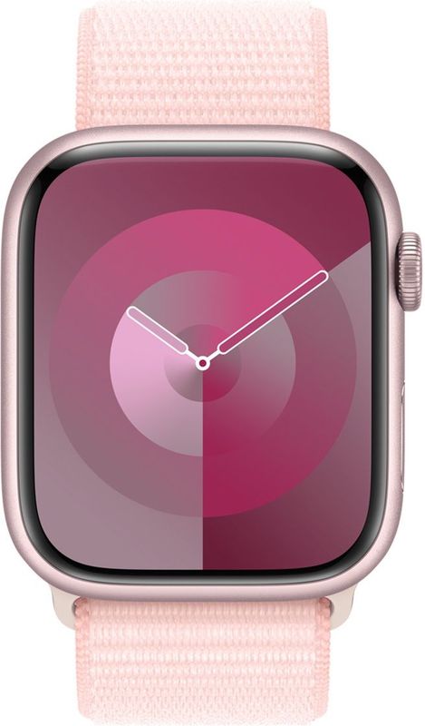 Apple - Sport Loop Band - Light Pink - Voor Apple Watch Series 1-9 / SE / Ultra - 42/44/45/49 mm
