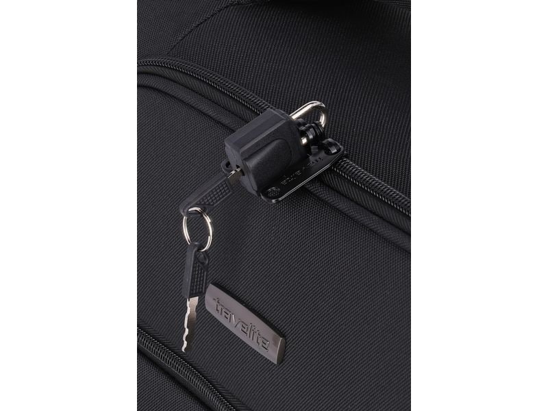 travelite Koffer Cabin Bordtrolley Underseater 28 l, Schwar Reisekoffer