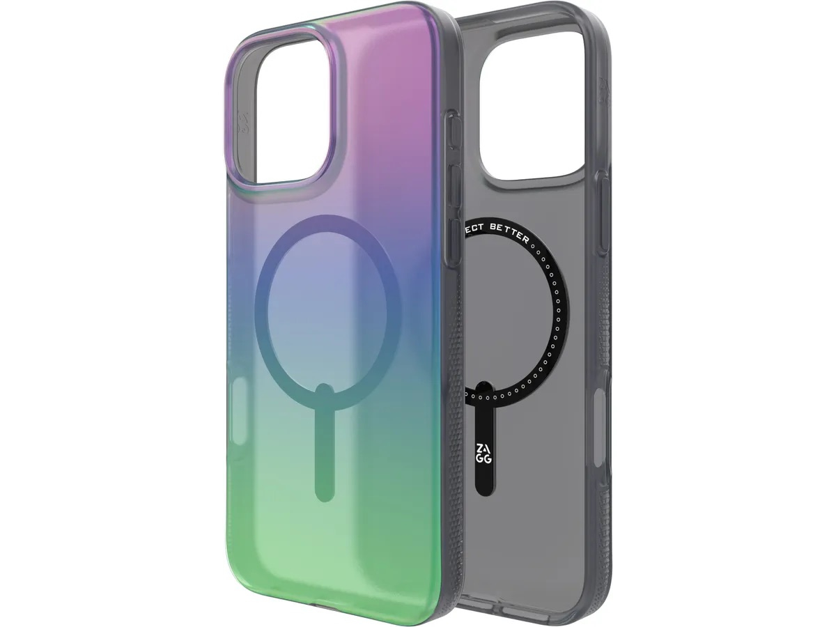 iPhone 16 Pro Max MagSafe Hülle Milan Snap Case Recycled (702315117) - Regenbogen / Transparent