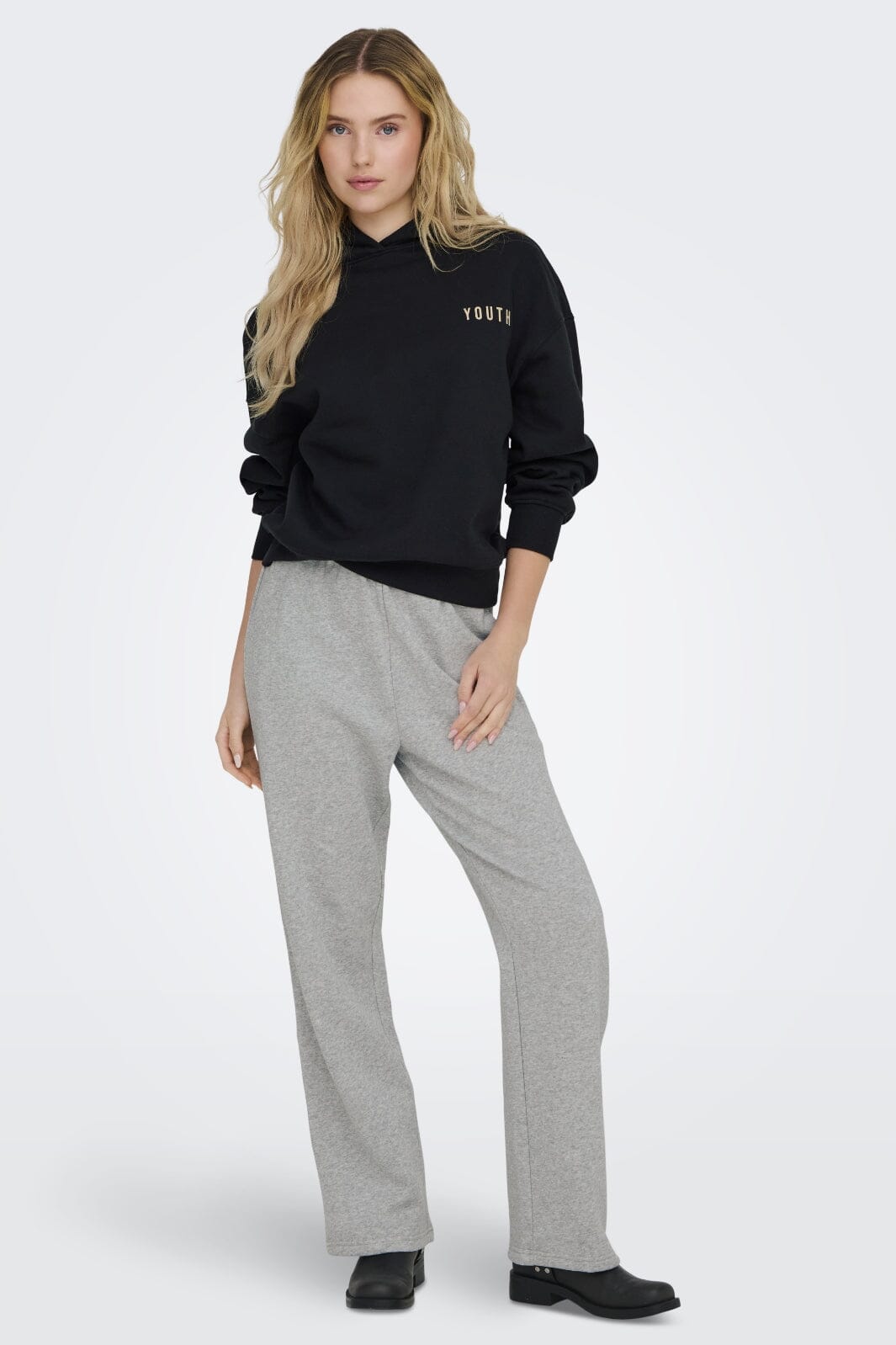 Only Onlsweat Life Pants Relaxed Swt 4509766 light grey melange