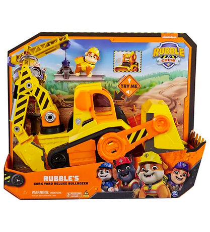 RubBlå & Crew Leget?j - 40 cm - Rubble's Bark Yard Deluxe Bulldo