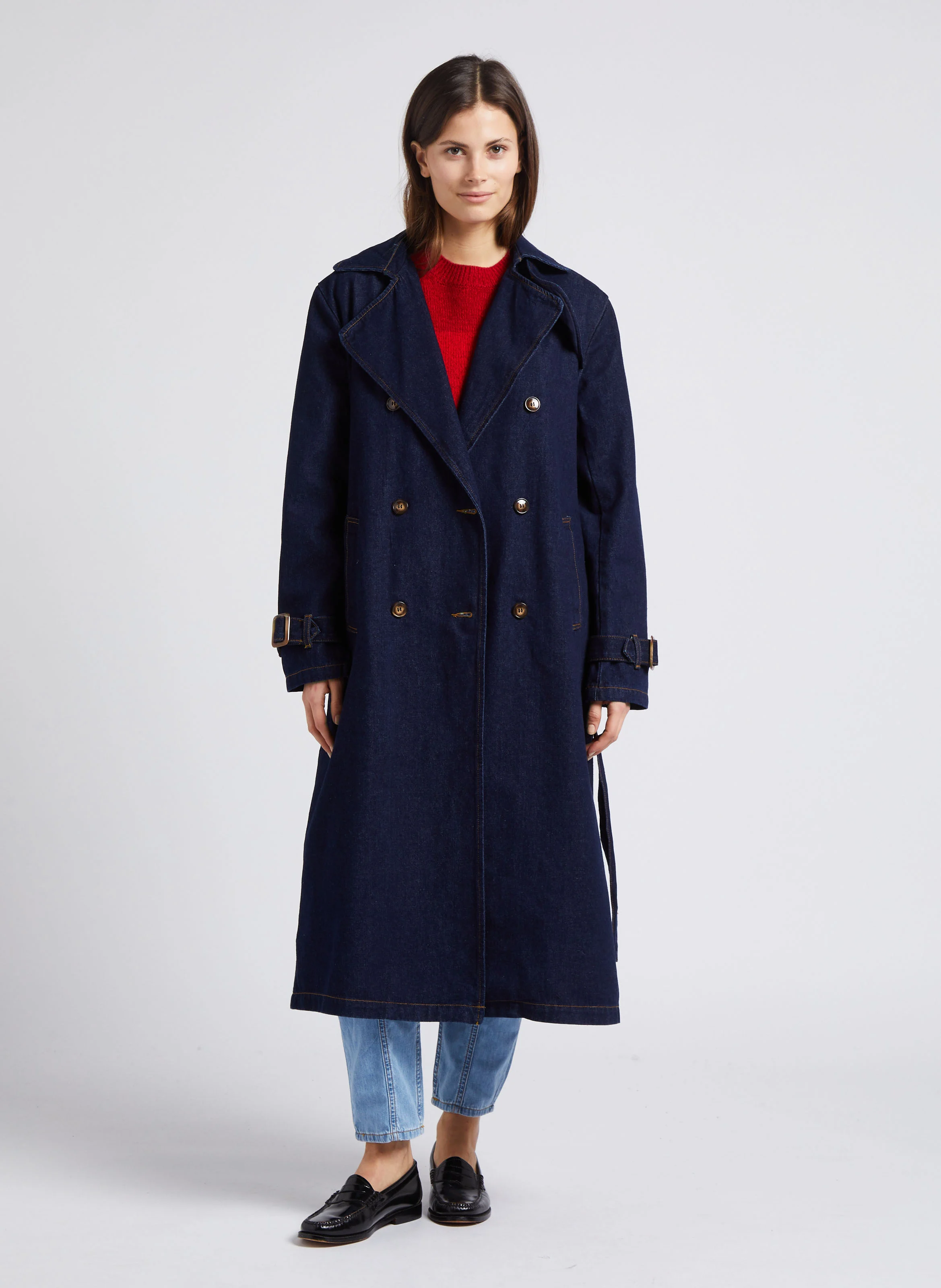 LONY - Pantalon style denim carotte | Bleu
