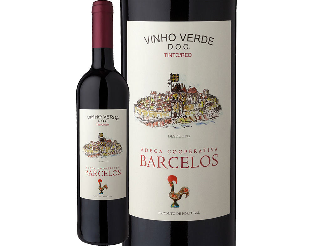 VINHO TINTO ADEGA COOPERATIVA BARCELOS VINHO TINTOS VERDES 0.75L
