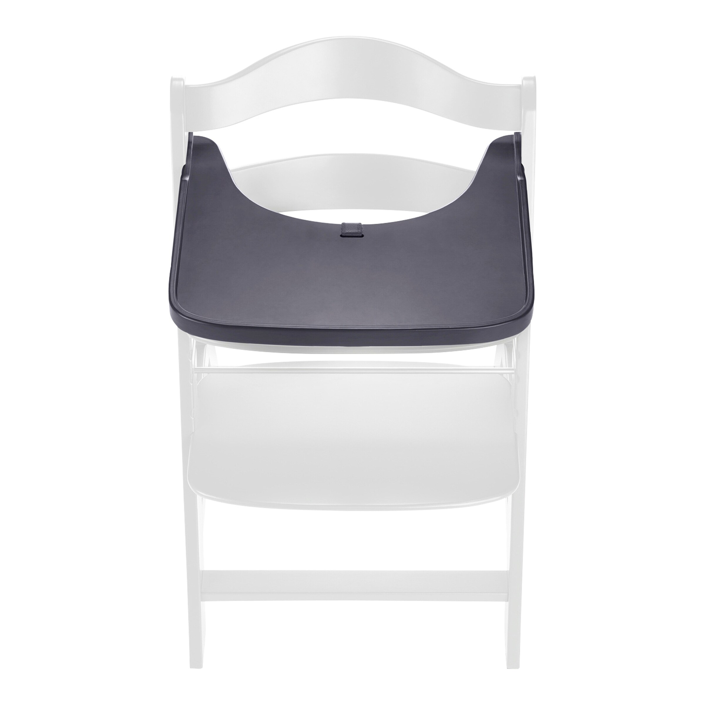 Hauck Hochstuhltisch Alpha Wooden Tray dark grey
