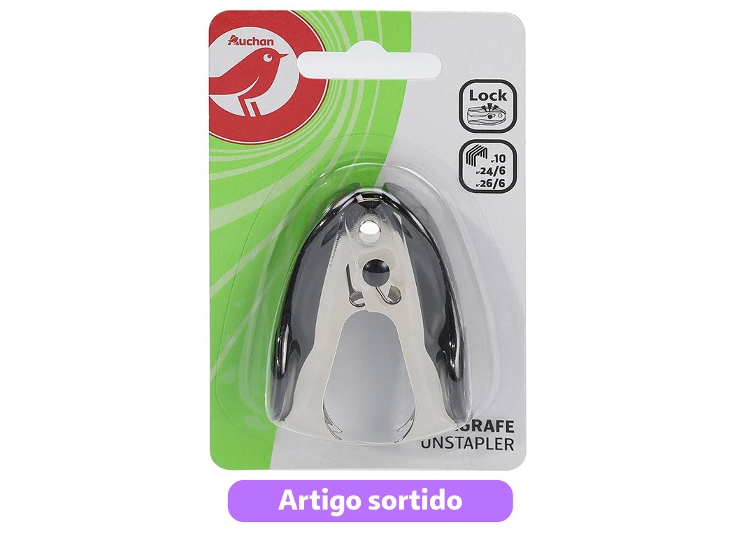 SACA AGRAFOS AUCHAN CORES SORTIDAS