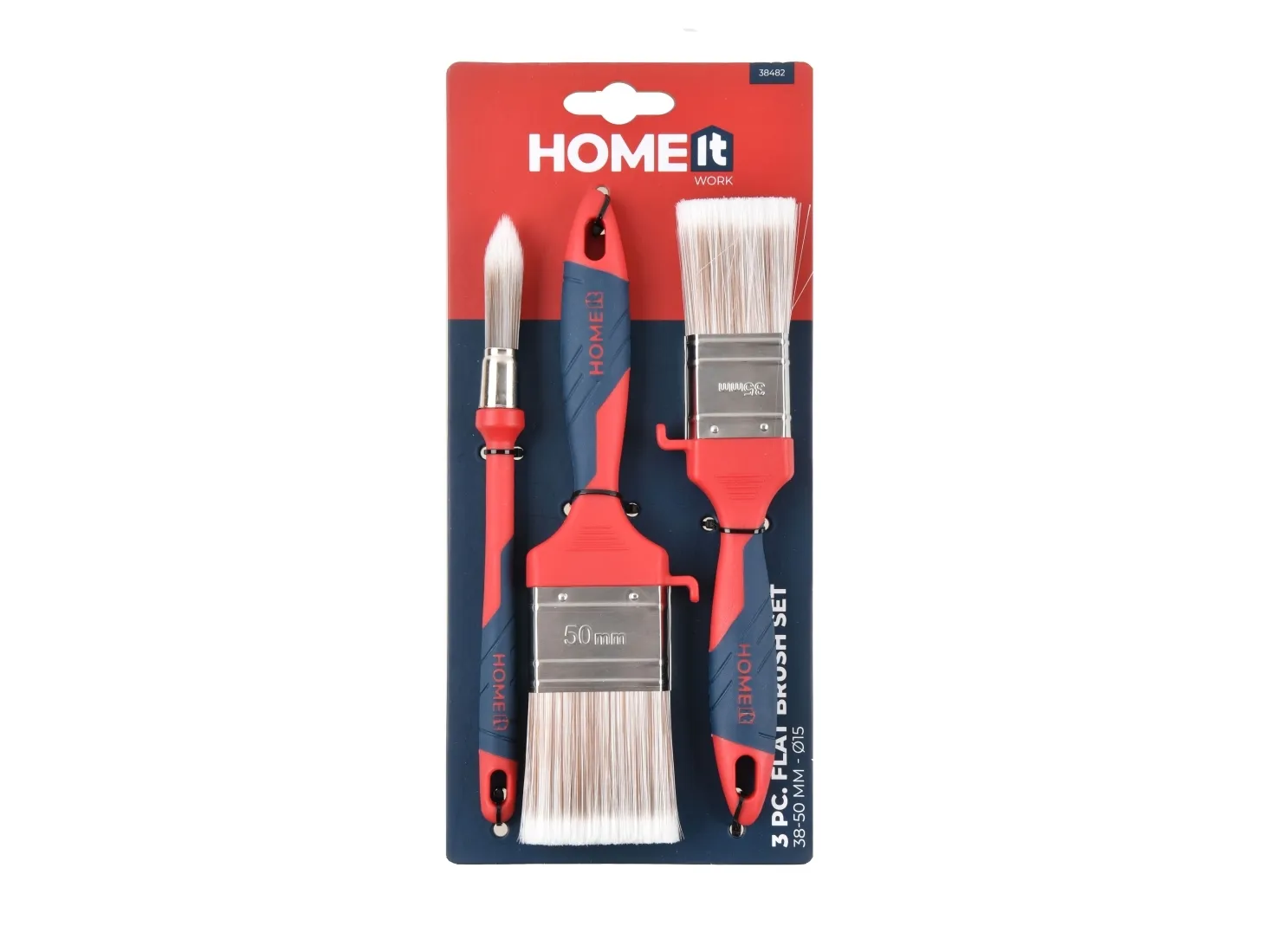 Home it Work® Premium pensler i sæt á 1 rund Ø15 og 2 flade