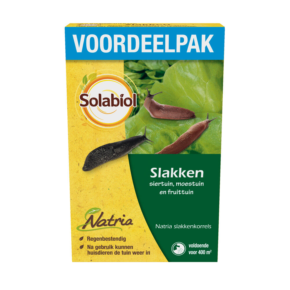 Solabiol Natria slakkenkorrels - Tegen slakken - 1 Kilogram - Korrels