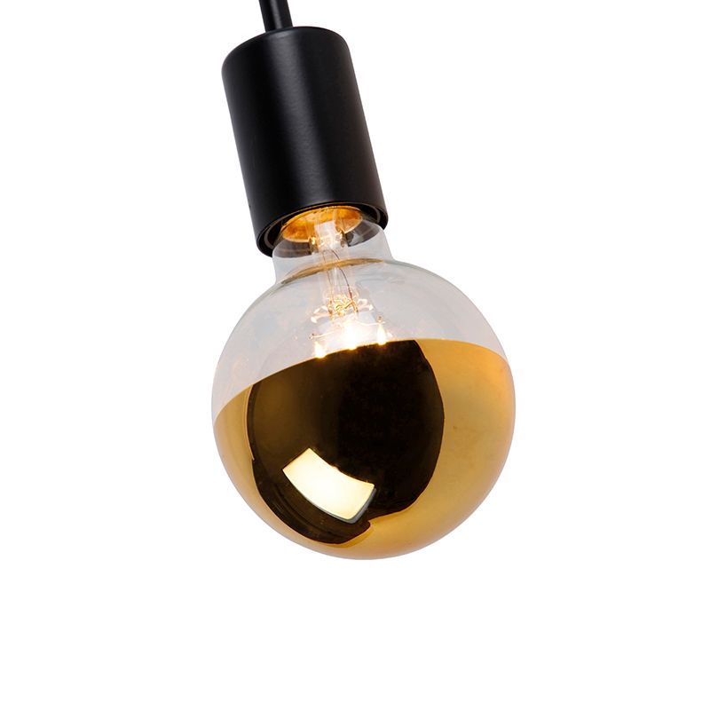 Moderne wandlamp zwart 15,5 cm - Facile