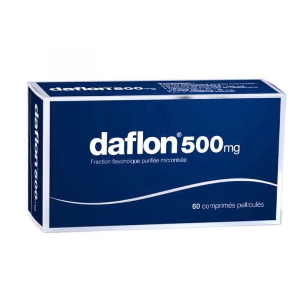 Daflon Pernas Pesadas 500mg x 60 Comprimidos