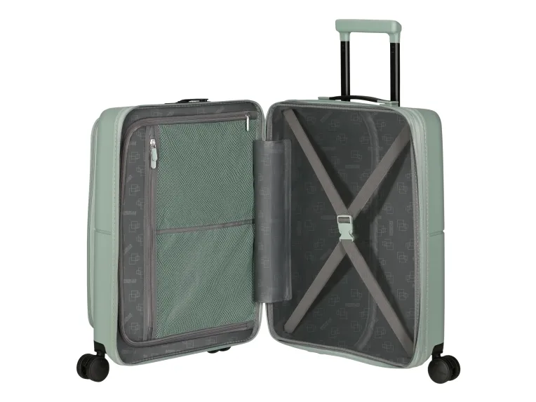 American Tourister DashPop, Trolley, Hård skal, Grøn, Iceberg Green, Kabine, 4 hjul