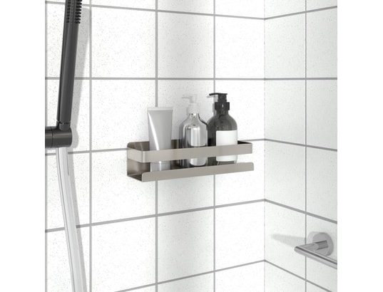 VIDAXL - Accessoire de douche étagère de douche 23x6,5x6 cm acier inoxydable 304 brossé