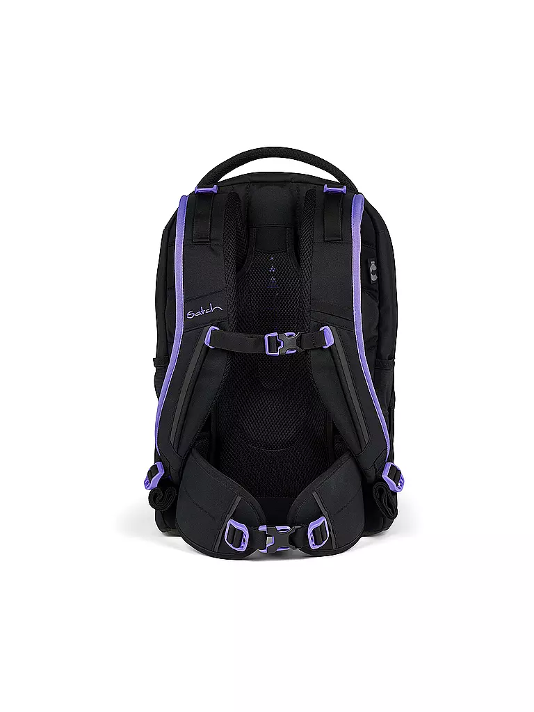 SATCH Schulrucksack Pack Purple Phantom schwarz