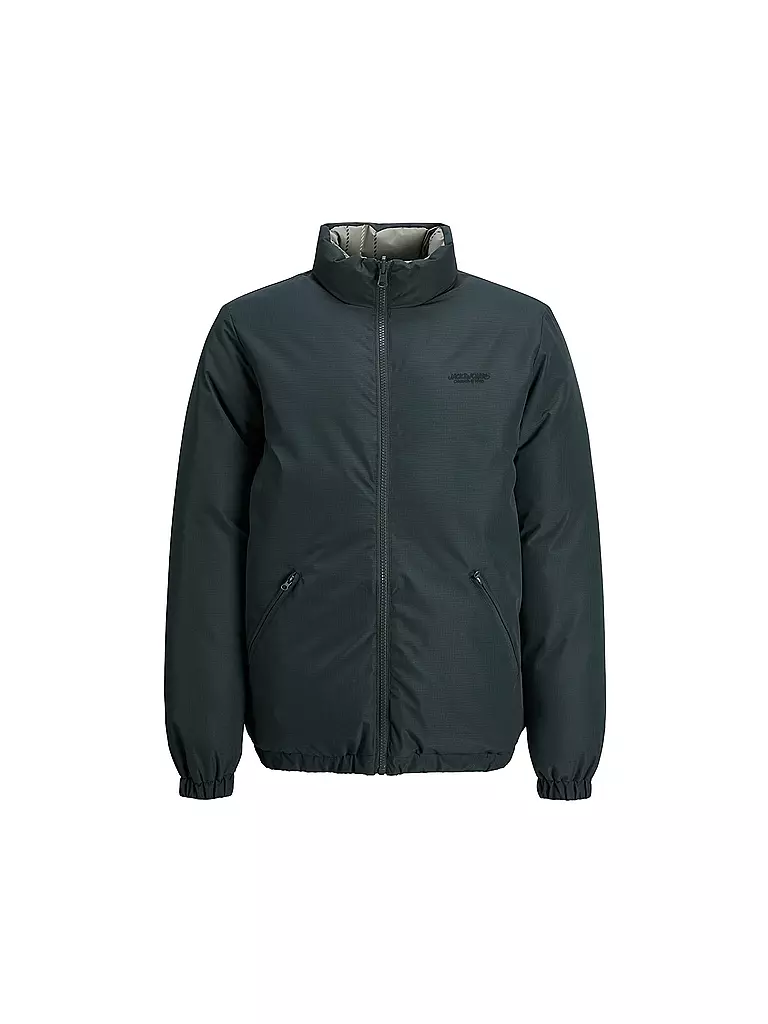JACK & JONES Jungen Steppjacke JORNGIA dunkelgrün