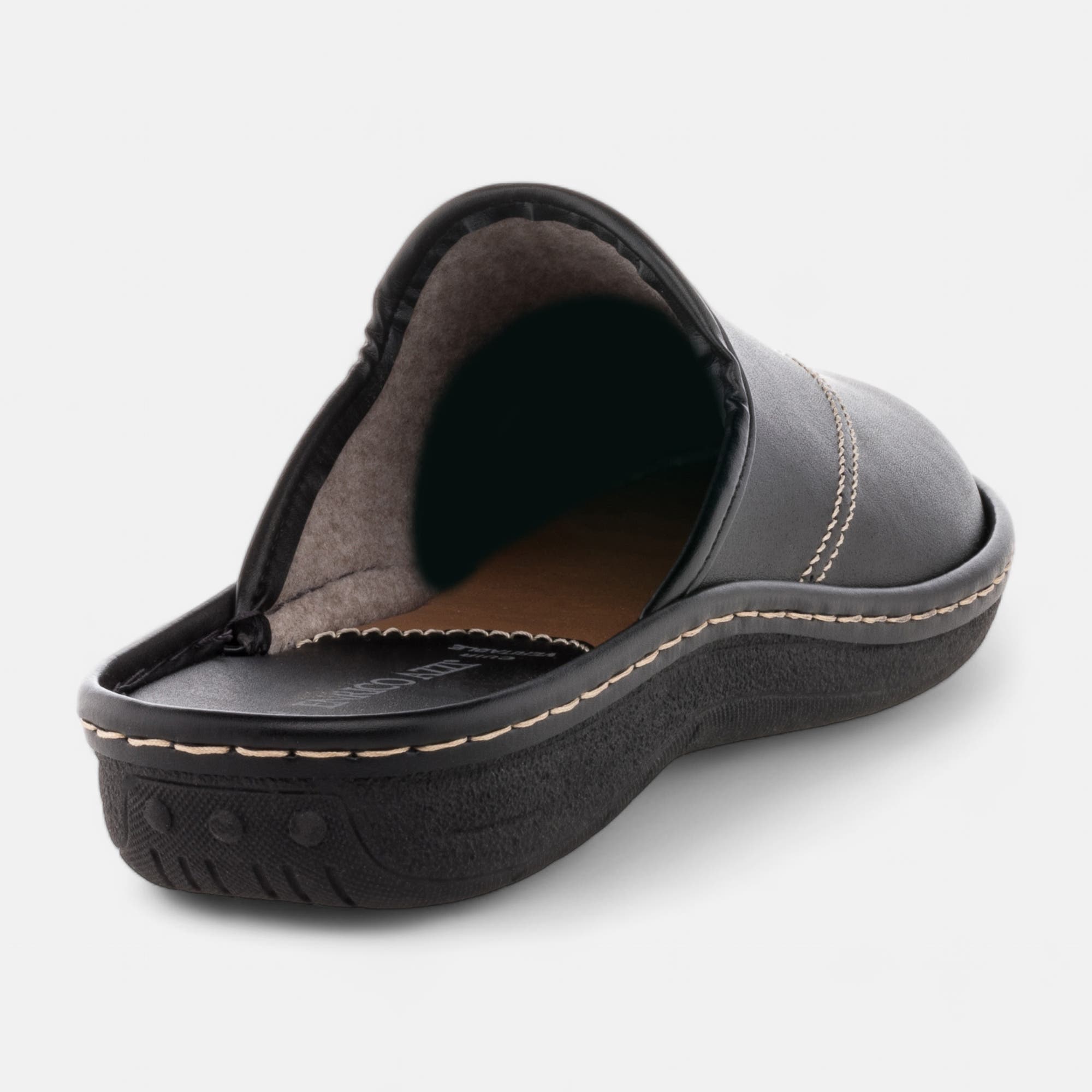Pantoufles mules Homme noir