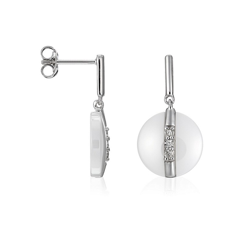 Boucles d'oreilles pendantes en Argent
