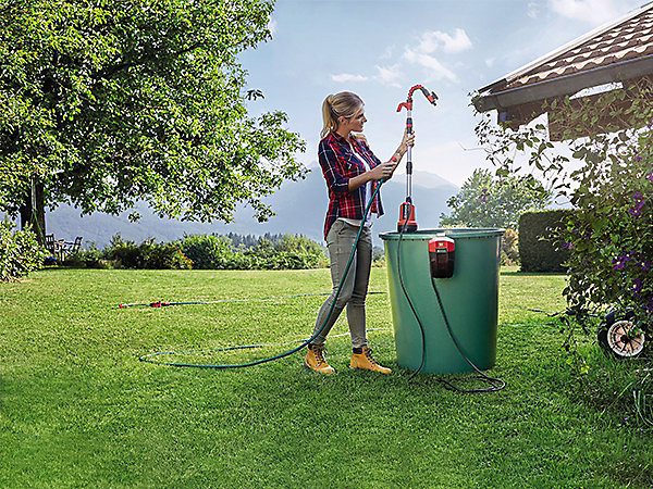 Pompe d’évacuation d’eau claire sans fil Einhell GE-PP 18 RB Li-Solo Power X-Change (18 V, max. 2 bar, débit max. 3000 L/h)