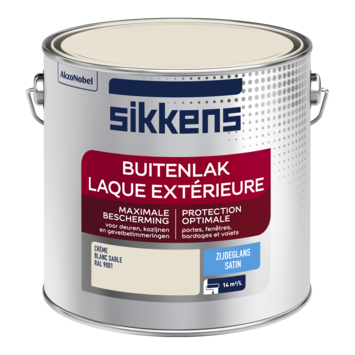 Sikkens buitenlak zijdeglans RAL 9001 crème wit 2,5 liter