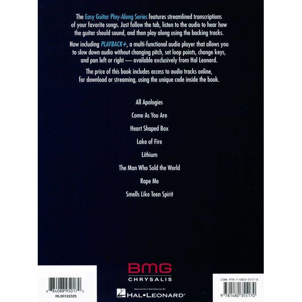 Hal Leonard Easy Guitar Play-Al. Nirvana