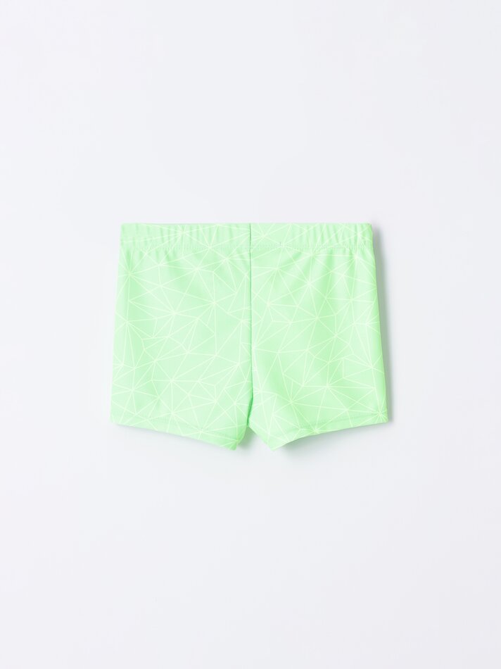 Maiô boxer - Verde fluorescente