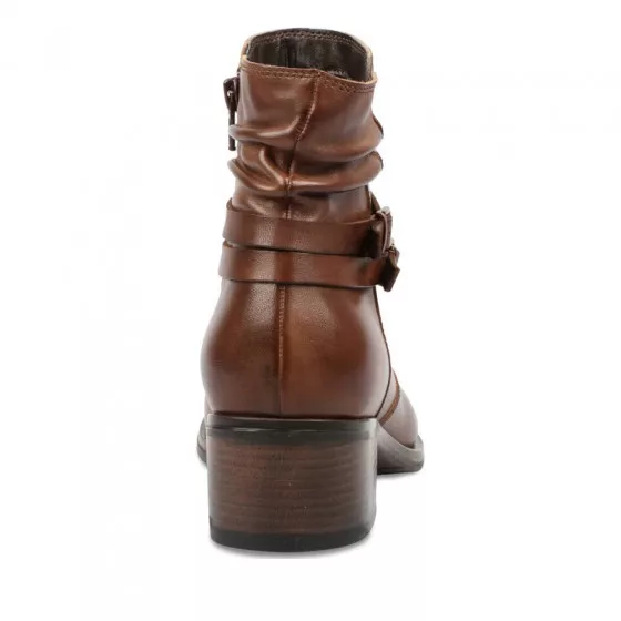 Bottines COGNAC MEGIS ELEGANT