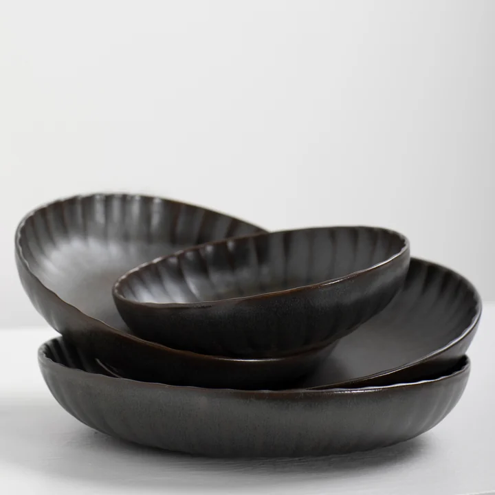Serax - Inku Teller, Ø 19 cm tief, weiss (2er-Set)
