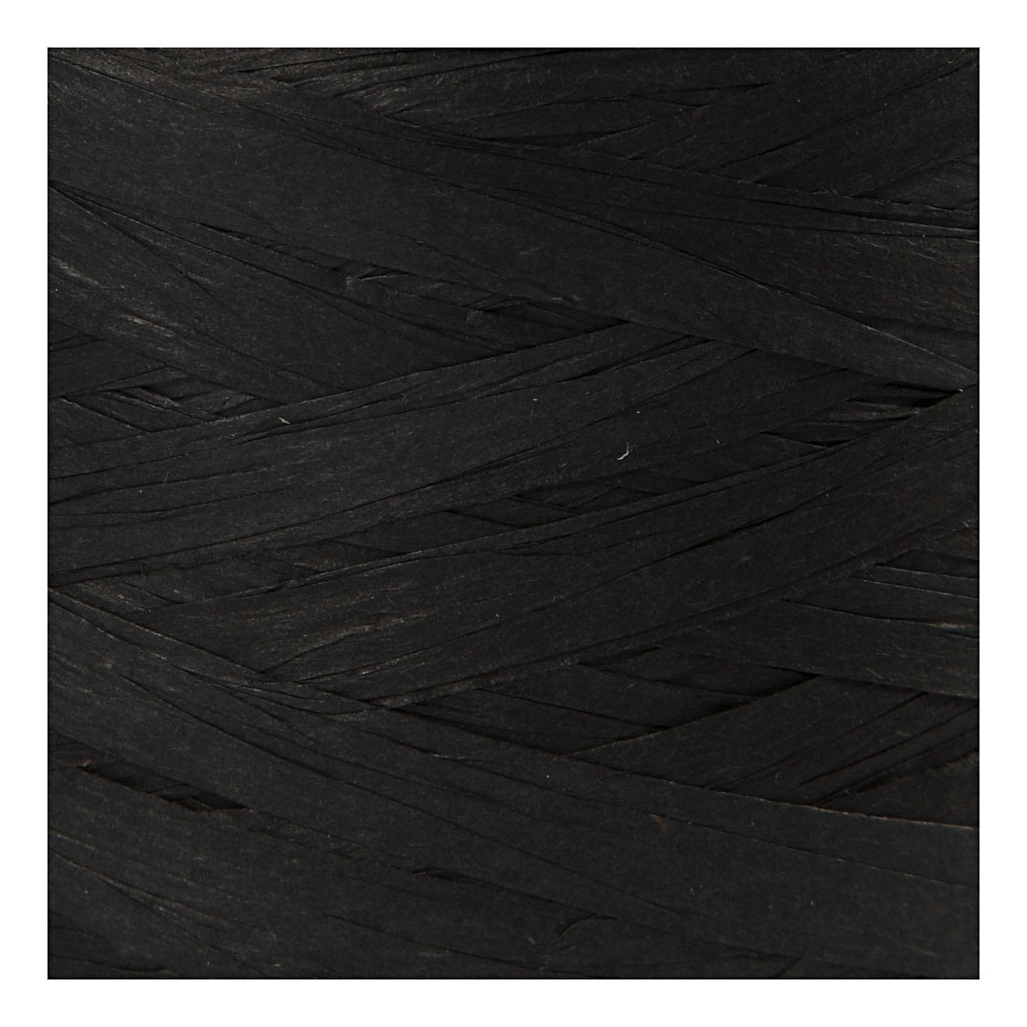 Papier Raffia Garen Zwart, 100m