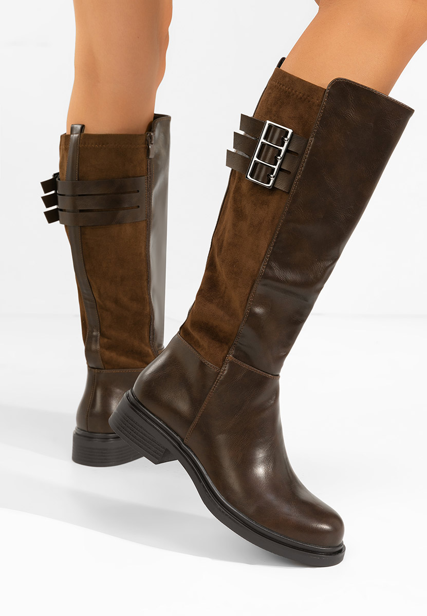 Bottes femme brunes Ludica