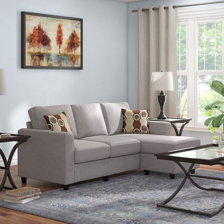 Campbelltown 78.5&prime;&prime; Wide Reversible Sofa & Chaise With Ottoman