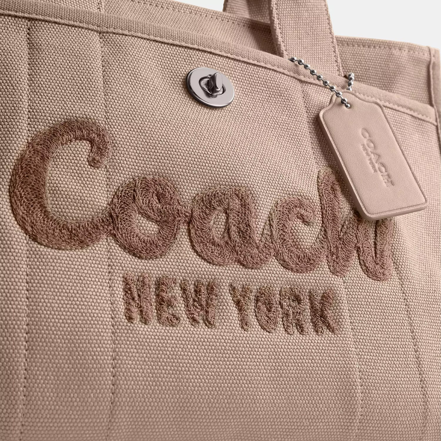 Coach Cargo Tote dark natural