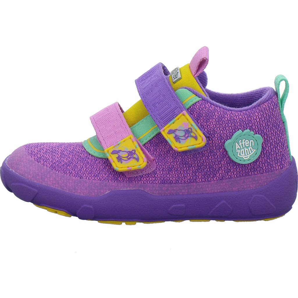 Affenzahn Stiefel ungefüttert Mädchen Knit Happy Violett