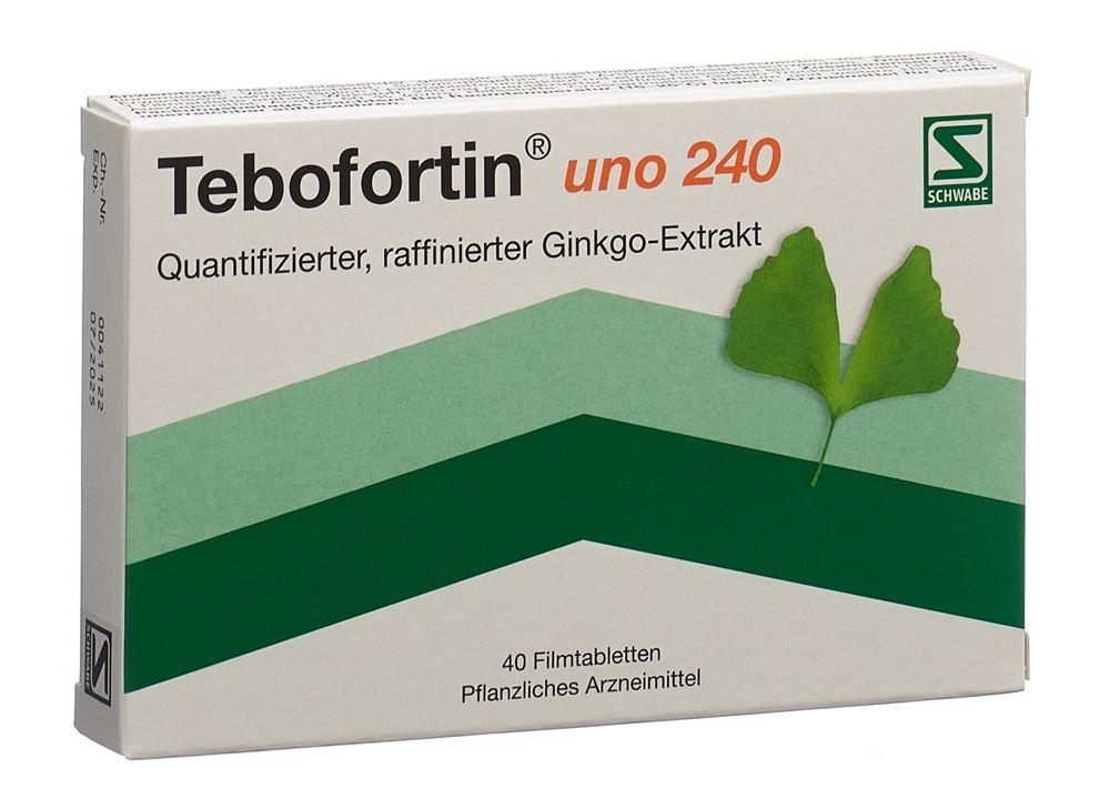 Tebofortin uno Filmtabl 240 mg Blist 40 Stk