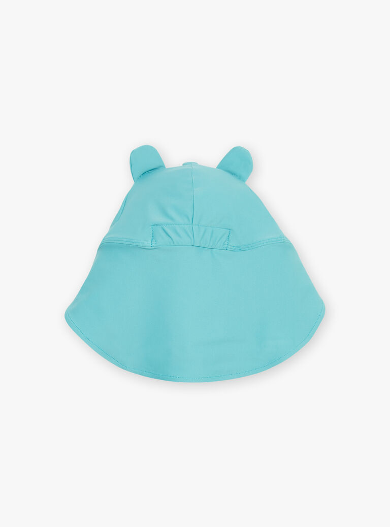 Chapeau de bain turquoise