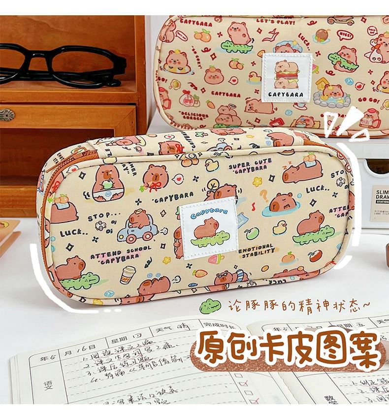 Eranso - Capybara Canvas Etui (Diverse Ontwerpen)