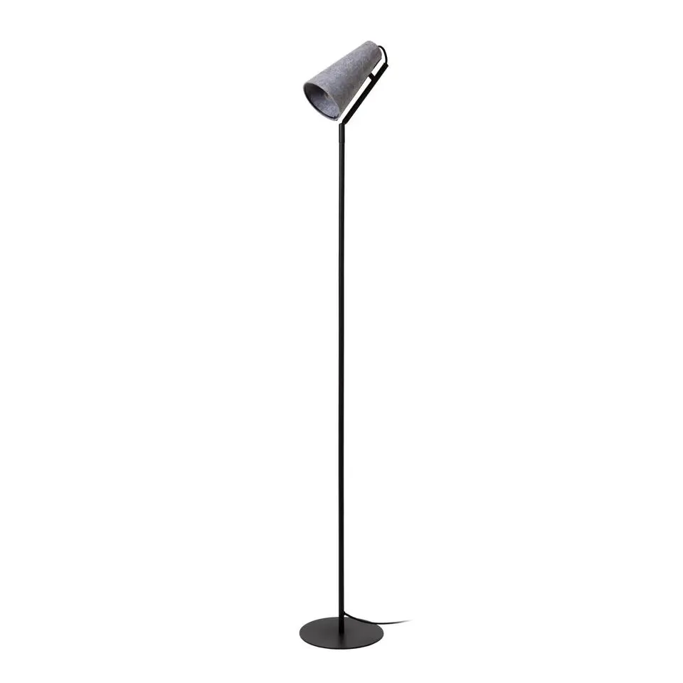 Lucide BENSEN Vloerlamp - Grijs