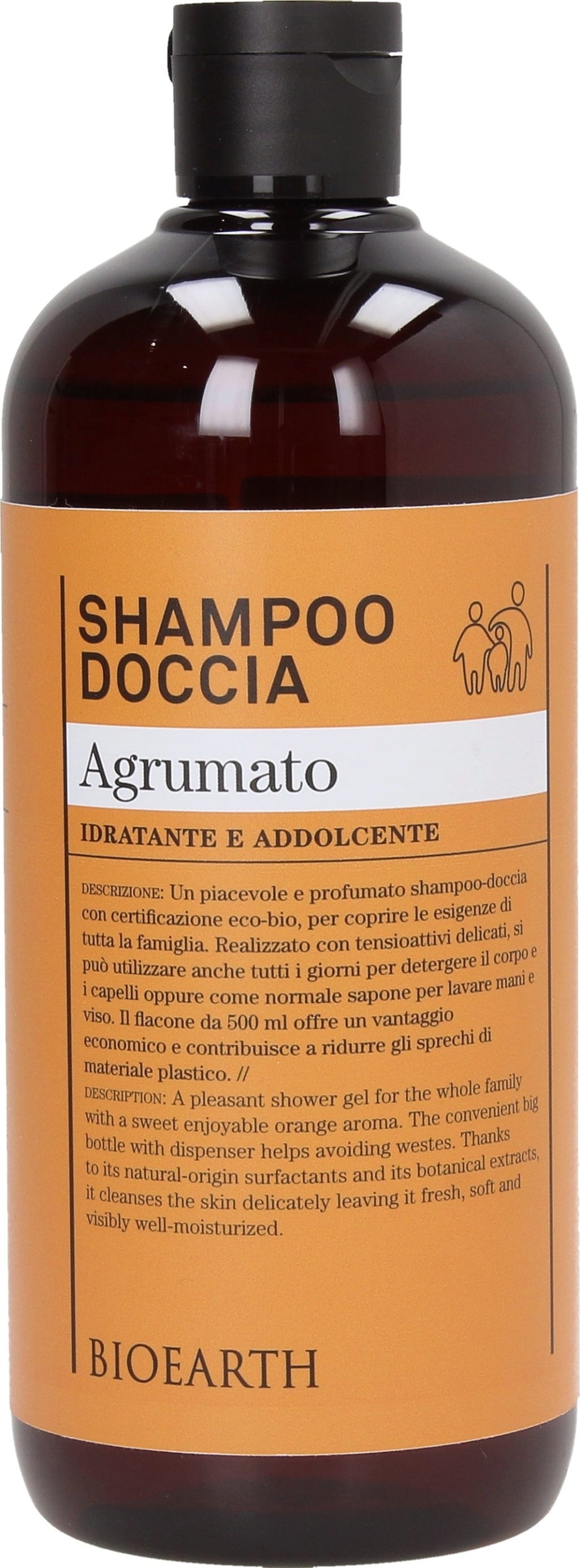 BIOEARTH  Family 3in1 Shampoo & Waschgel Zitrusfrüchte, 500 ml