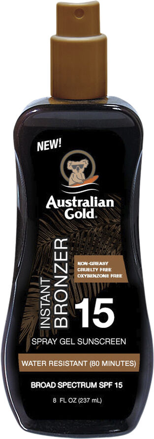 Australian Gold Instant Bronzer Spraygel SPF 15